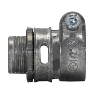 Crouse-Hinds 715DC Die Cast Zinc Non-Insulated Straight Connector 3-Inch