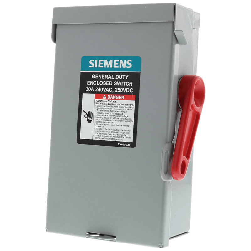 Siemens GF221NA 3-Wire 2-Pole General Duty Low Voltage Double