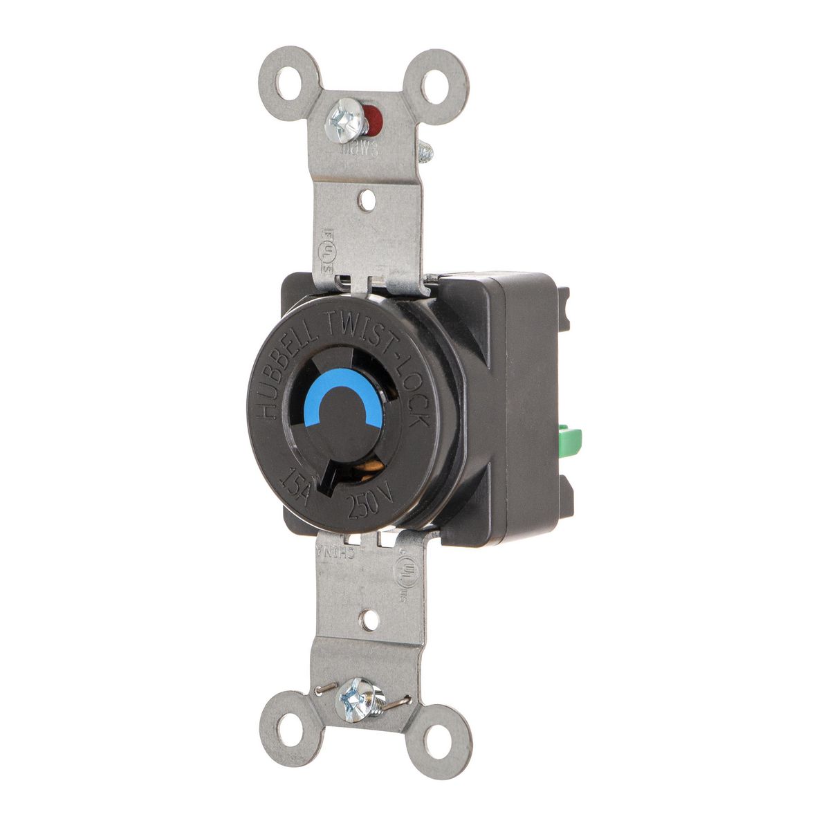 LOCKING DEVICE RECEPTACLE HUBW HBL4560ST 15A 250V RCP - Electrical