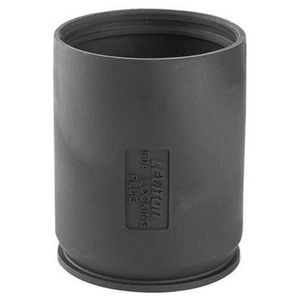 Leviton 7715CR Thermoplastic Elastomer Plug Boot Black