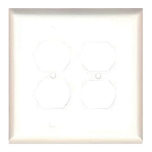 Mulberry 86802 Steel Jumbo/Oversize 2-Gang Wallplate 2-Duplex
