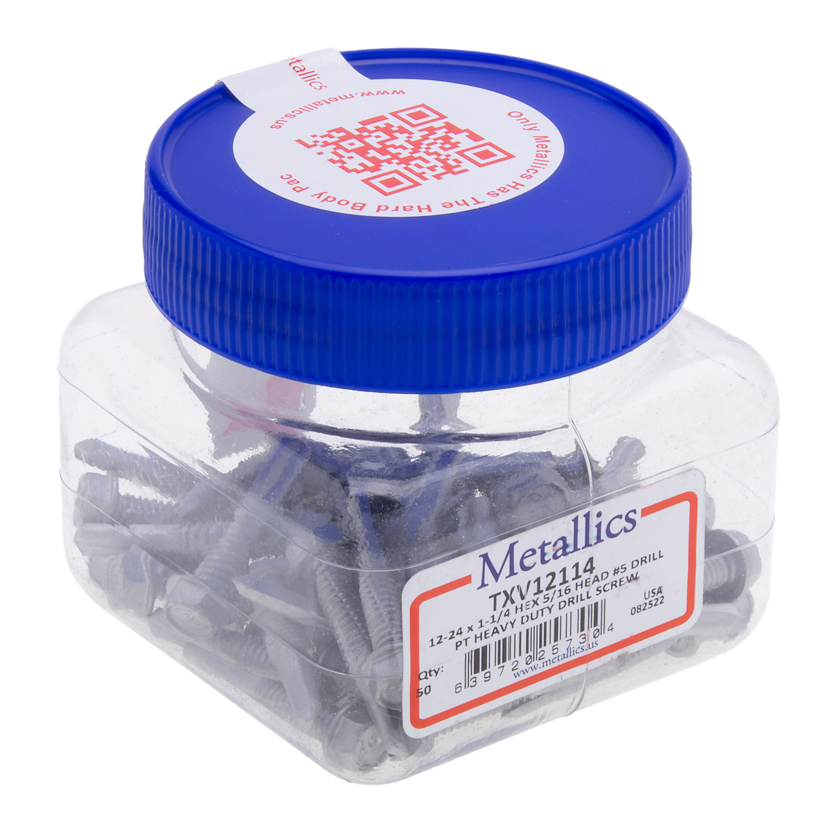 Metallics TXV12114 Climaseal Steel Hex Washer Head Self-Drilling