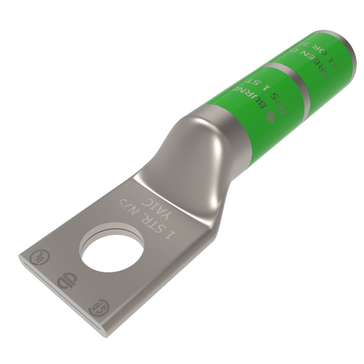 Burndy YA1CTC38 Electro Tin Plated Copper 1-Hole Type YA-TC