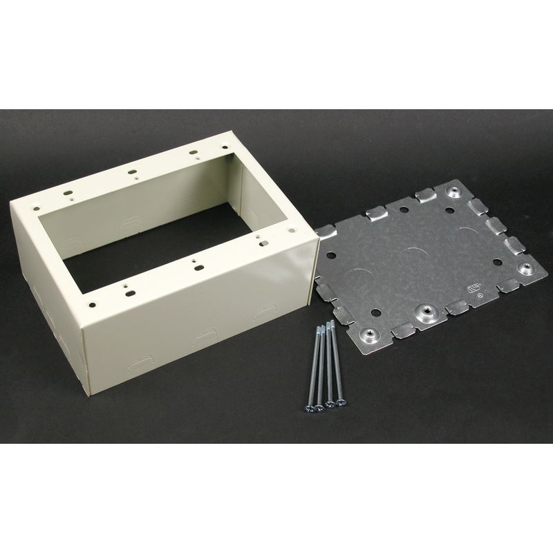 Wiremold V5744-3 3-Gang Extra Deep Switch And Receptacle Box
