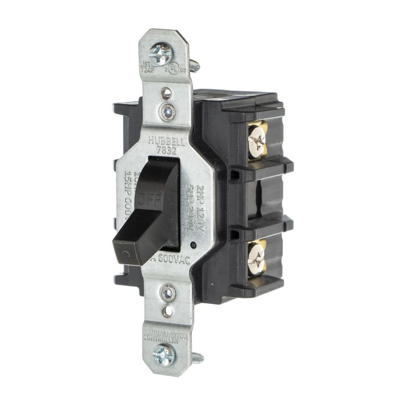 Hubbell-Wiring HBL7832 2-Pole 1-Phase Motor Starting Disconnect