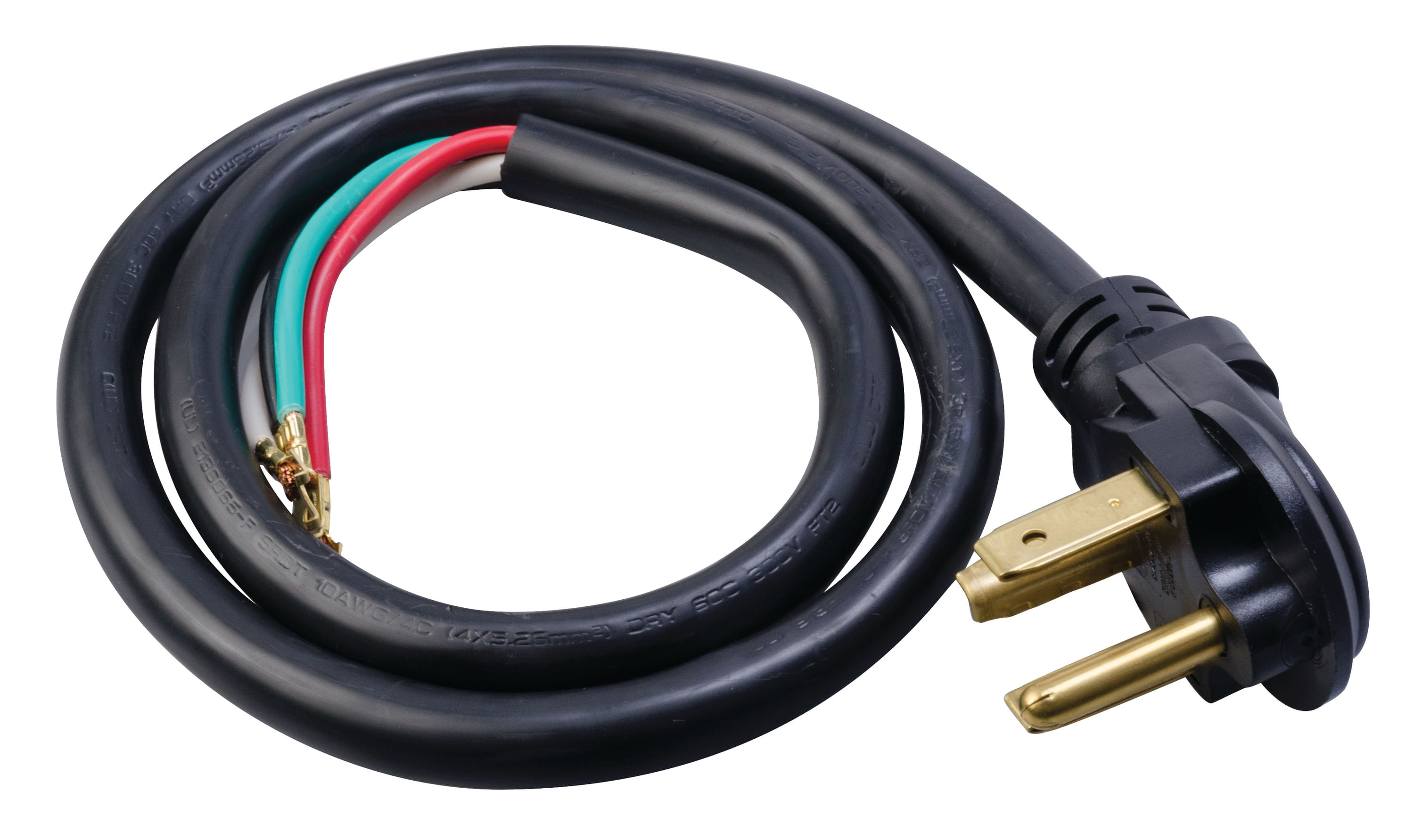 Coleman Cable 14/3 SJEW Service Cord - 250 Foot Black Outdoor Extension Cord, Water & Oil Resistant