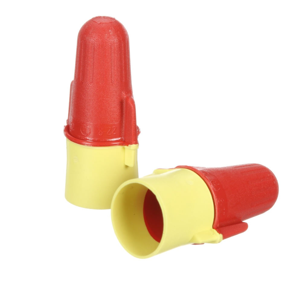 3M R/Y+BOX Performance-Plus Twist-On Wire Connector 22-8-AWG Red