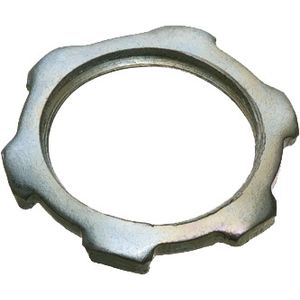Arlington 410 Plated Steel Threaded Conduit Locknut 4-Inch