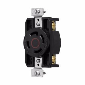 Cooper Wiring Device AHCL1630R 4-Wire 3-Pole Color Coded Locking Receptacle 30-Amp 480-Volt NEMA L16-30 Red/Black Arrow Hart