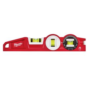 Milwaukee Tool 48-22-5210 3 Vial Pocket Torpedo Level 10-Inch Red