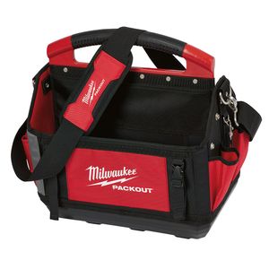 Milwaukee Tool 48-22-8315 Storage Tote 1680D Ballistic Red 11-Inch x 15-Inch x 17-Inch Packout