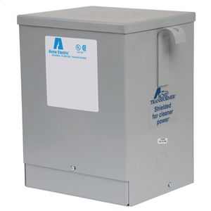 Acme T253013S 1-Phase Aluminum 4 Windings Encapsulated Dry Type Distribution Transformer 240/480-Volt Primary 120/240-Volt Secondary 3 KVA