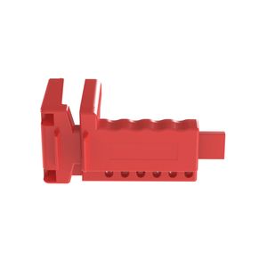 Panduit PSL-BV1 Ball Valve Lockout 0.25 - 1-Inch Rugged Polypropylene Red