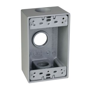 RACO SB375S 1G WP BOX (3) 3/4 IN. O