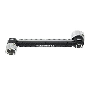 Klein Tools 56999 Steel Twist Rotating Head Conduit Locknut Wrench 9-Inch