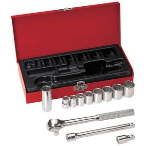 Klein Tools 65504 12-Piece Socket Wrench Set