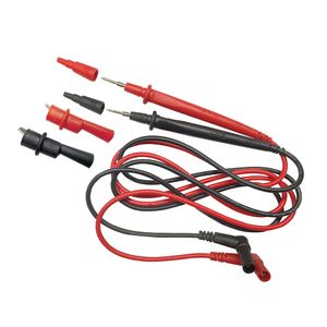 Klein Tools 69410 Alligator Clip Replacement Test Lead Set Black/Red