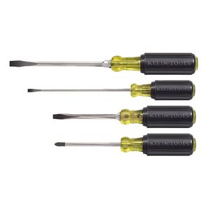 Klein Tools 85105 4-Piece Screwdriver Set Tip-Ident