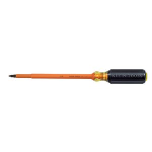 Klein Tools 662-7-INS #2 Square Recess Insulated Screwdriver 11-5/16-Inch Tip-Ident