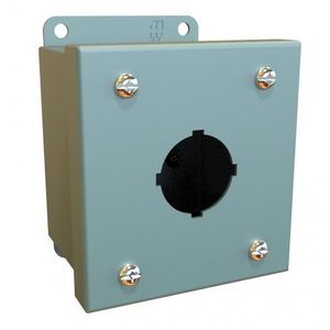 Hammond Manufacturing 1435A Powder Coated Steel Pushbutton Enclosure 3-1/4-Inch x 2-3/4-Inch x 3-1/2-Inch Gray 1435 Series