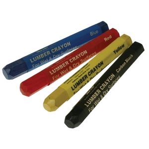 Metallics LCR12 Marking Crayon 1/2-Inch x 4-1/2-Inch Red