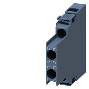 Siemens 3RH29211DA11 Left/Right Mount Lateral Auxiliary Switch Block 690-Volt AC 220-Volt DC 1 NO-1 NC For Use With 3RT2 Series Motor Contactor