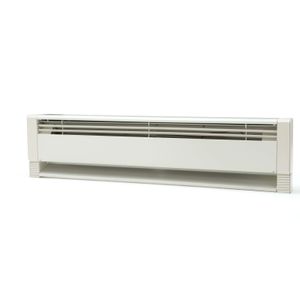 Q-Mark HBB754 Electric Hydronic Baseboard Heater 563-Watt at 208-Volt 750-Watt at 240-Volt Navajo White