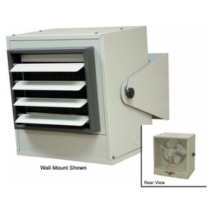 TPI HF5605T Fan-Forced Unit Heater 8533 - 17065 BTU/Hour at 240-Volt 6396 - 12798 BTU/Hour at 208-Volt Brown And Beige