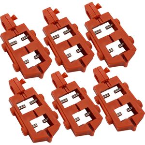 Brady 65688 1-Pole Circuit Breaker Lockout 120-Volt Nylon Red