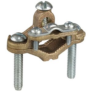 Dottie 26 Bronze Armored Ground Clamp 1/2 - 1-Inch Pipe 8-AWG Solid - 4-AWG Stranded