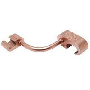 Burndy YGLR29C34 Pure Wrought Copper Ground Rod To Grid Prefilled Compression Connector 2-AWG Stranded - 250-KCMIL