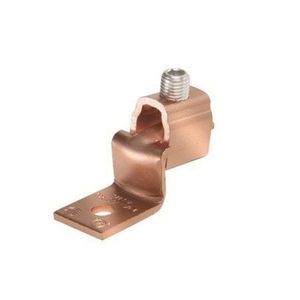 Burndy KLU70 Copper Alloy Type KLU Non-Plated Offset Tongue Terminal 8-2-AWG Copper Scrulug