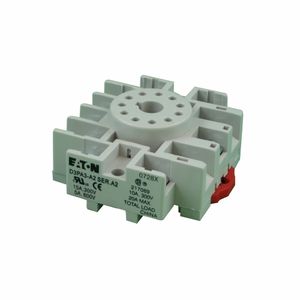 Eaton D3PA3 D3 Series 11-Pin Relay Socket 3-Pole 5/15-Amp Nominal 300/600-Volt DIN Rail/Panel Mount