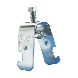 Erico SCH24B Electrogalvanized Steel 1-Piece Strut Clamp 1-1/2-Inch EMT 1-1/4-Inch Rigid/Pipe Caddy