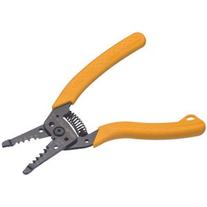 Ideal Industries 45-418 Spring Loaded Plier Nose Wire Stripper 14-6-AWG 16-8-AWG Yellow Reflex Premium T-Stripper