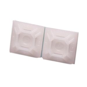 Ideal Industries BMP-1000-9-C Adhesive Mount Multi-Purpose Cable Tie Mounting Pad Nylon Natural