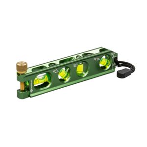 Greenlee L77 4 Vial Mini Magnetic Professional Grade Torpedo Level 5-1/2-Inch Green