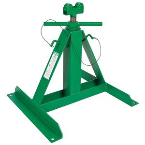 Greenlee 683 Steel Screw Type Jacks Stand Assembly 21-Inch x 24-Inch x 54-Inch