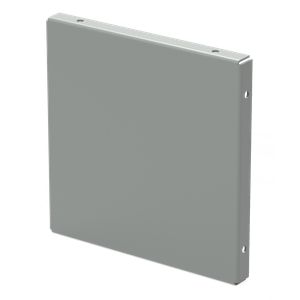 Hoffman F1010GCPNK Closure Plate Without Knockout 10-Inch x 10-Inch 16/14 Gauge Steel ANSI 61 Gray Polyester Powder Coated