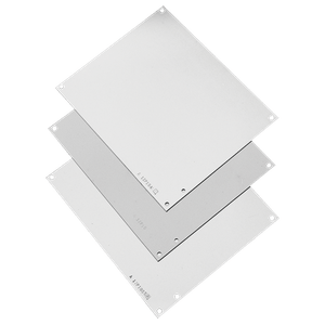 Hoffman A10P8 Polyester Powder Coated Steel Solid Panel 8.75-Inch x 6.88-Inch White