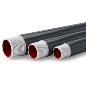 Robroy PRHCONDUIT-4 Steel PVC Coated Rigid Conduit 4-Inch x 10-ft Plasti-Bond, REDH2OT