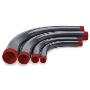 Robroy PRHELB-1X90 Steel Standard Radius 90-Degree Rigid Conduit Elbow 1-Inch Plasti-Bond REDH2OT