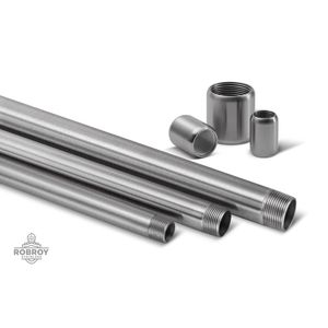 Robroy RSCND304-100 Brushed 304 Stainless Steel Rigid Conduit 1-Inch x 10-ft