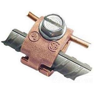 Greaves J31-DB Bronze Rebar Ground Clamp #5 Rebar 6-AWG Solid - 2/0-AWG Stranded Jones Bond