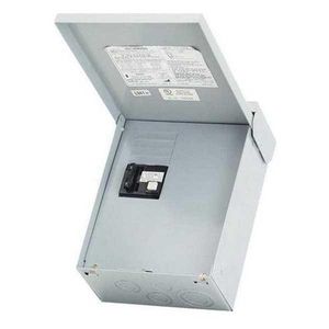 Midwest Electric UG412RMW260 Galvanized Steel 1-Phase 2-Pole Non-Fused GFCI Disconnect Spa Panel 60-Amp