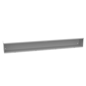 Milbank 6648-GSC3R-NK ANSI 61 Gray Polyester Powder Coated G90 Gauge Steel Wiring Trough 48-Inch x 6-Inch x 6-Inch