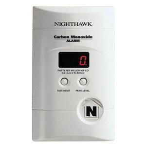 Kidde 900-0076-01 KN-COPP-3 Electrochemical CO Alarm With Digital Display And Battery Backup 120-Volt AC Nighthawk