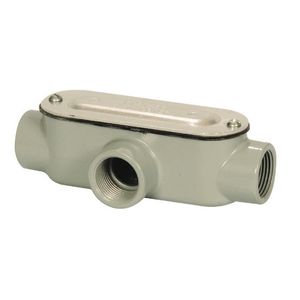 Sepco T1ACG Die Cast/Copper-Free Aluminum Type T Conduit Body With Cover And Gasket 1/2-Inch