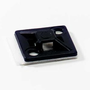 Thomas & Betts TC5345AX Synthetic Rubber Adhesive Mount 4-Way Mounting Base nylon 6/6 UV Black