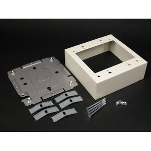 Wiremold V2448-2 Device Box Fitting Steel Ivory For Use With 2400 Series Dual-Channel Raceway